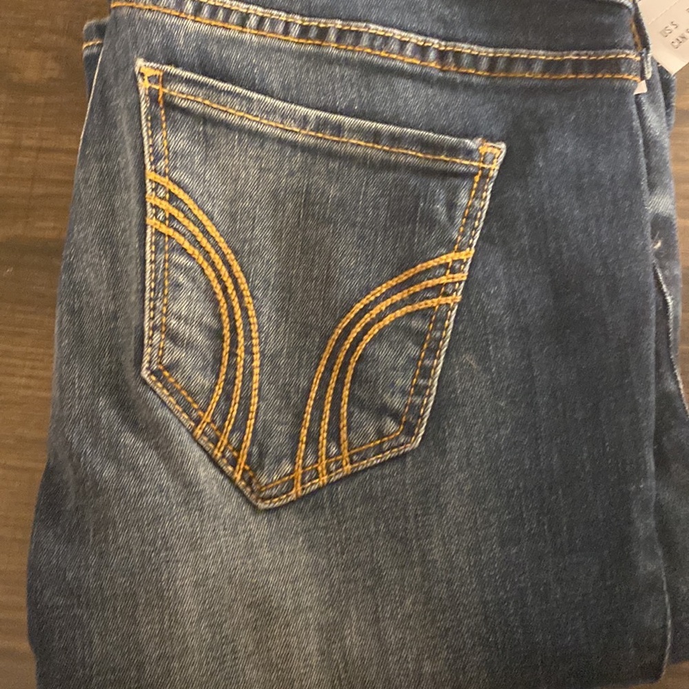 3 long boot leg jeans